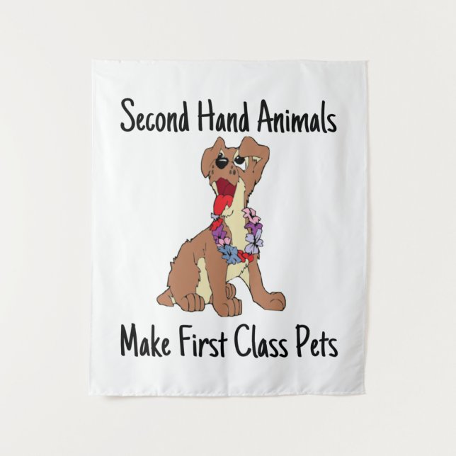 Second Hand Animals Make First Class Tapestry (Front)