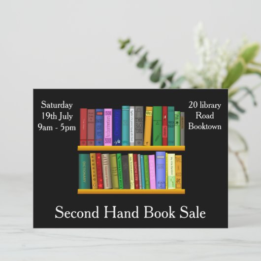 Second Hand Book sale flyer (Standing Front)