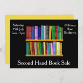 Second Hand Book sale flyer (Front/Back)