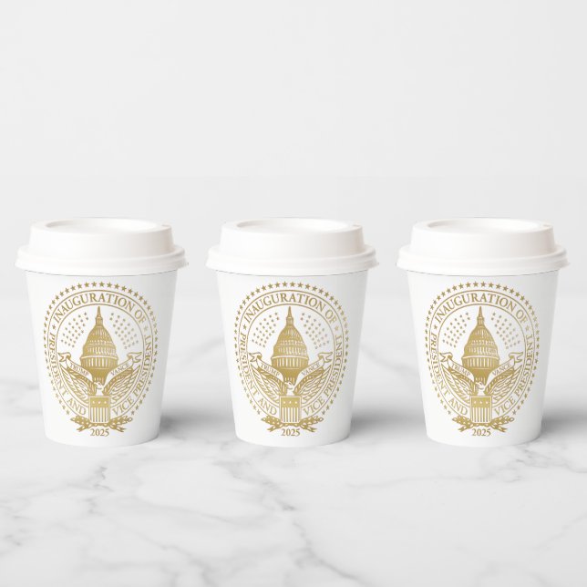Second Inauguration of President Donald Trump Paper Cups (Multi)