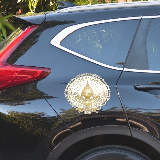 Second Inauguration of President Donald Trump Sticker (Car Side)