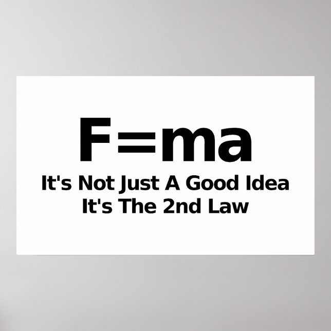 Second Law Humor Poster (Front)