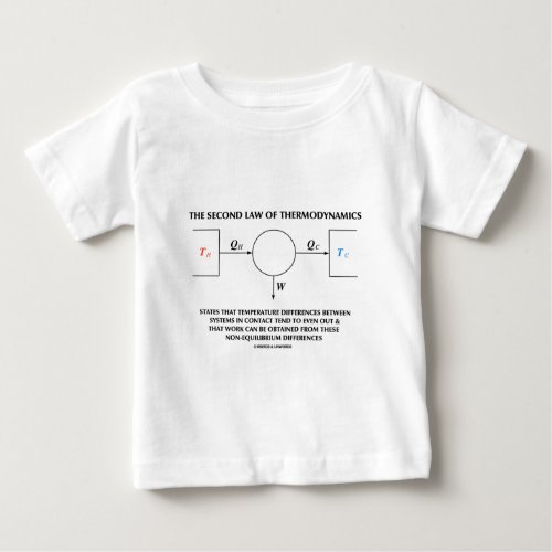 Second Law Of Thermodynamics Isolated System Baby T_Shirt