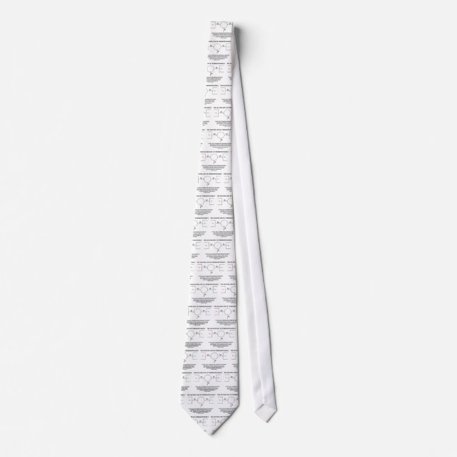 Second Law Of Thermodynamics Isolated System Neck Tie (Front)