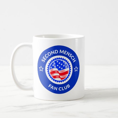 Second Mench Fan Club Jewish SGOTUS Doug Emhoff Coffee Mug