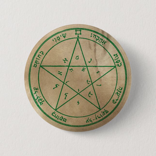 Second Pentacle of Venus Button (Front)