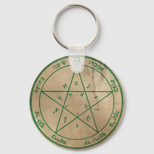 Second Pentacle of Venus Keychain (Front)