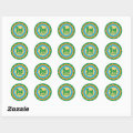Second Place Ribbon Winner Classic Round Sticker | Zazzle