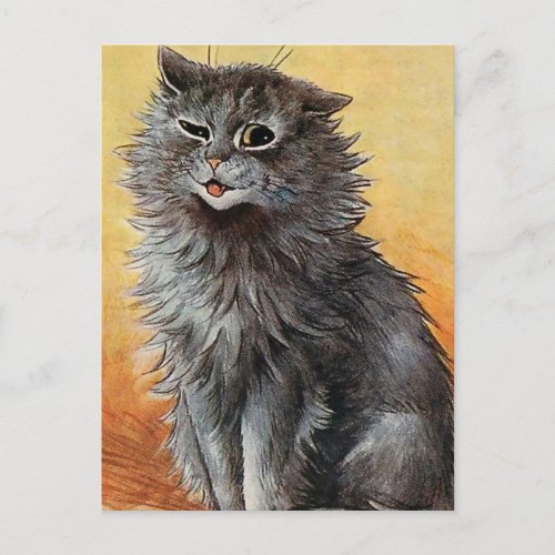 Second Prize at the Cat Show by Louis Wain Postcard