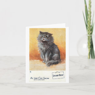 Second Prize @ the Cat Show by Louis Wain Card