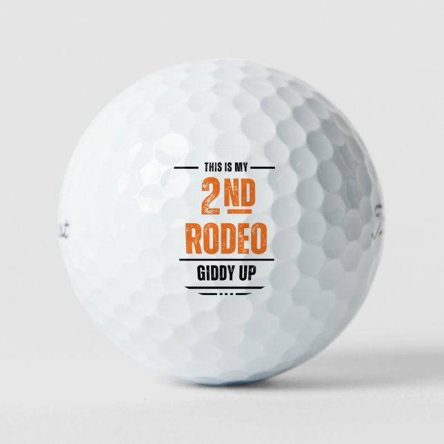 Second Rodeo # 4 Titleist Golfball Golf Balls (Front)