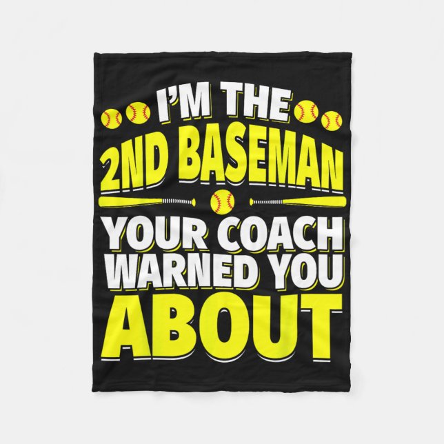 Second Seman Your Coach Warned You About - Softll  Fleece Blanket (Front)