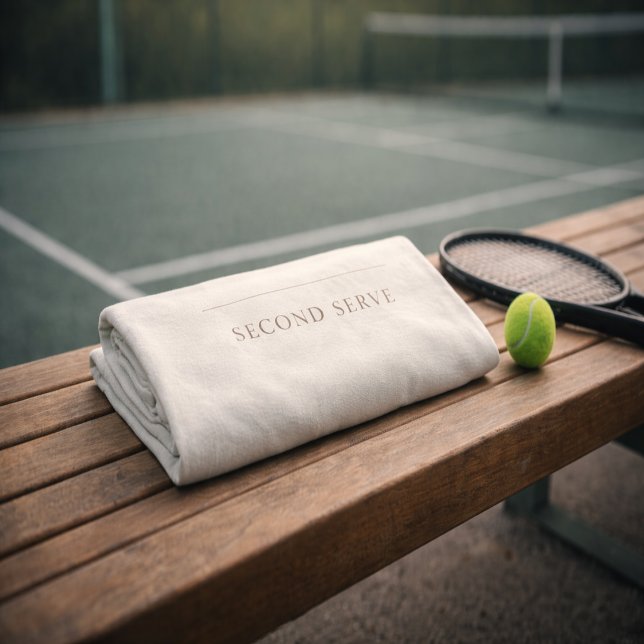 SECOND SERVE Tennis Towel – Player Edition (Creator Uploaded)