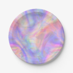 second sight, holo pastel : paper plates