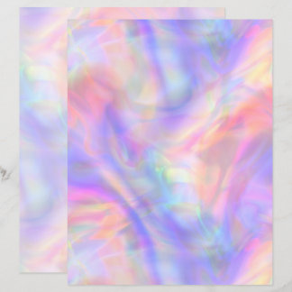 second sight, holo pastel : paper sheet
