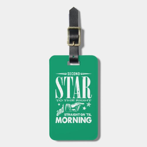 Second Star to the Right Luggage Tag