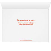 Second Step to Soul Card with Second Chakra Mantra (Inside Horizontal (Bottom))