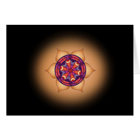 Second Step to Soul Card with Second Chakra Mantra (Front Horizontal)