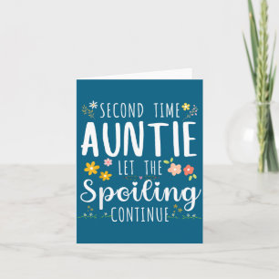 Second Time Aunt Let Spoiling Illustration Card