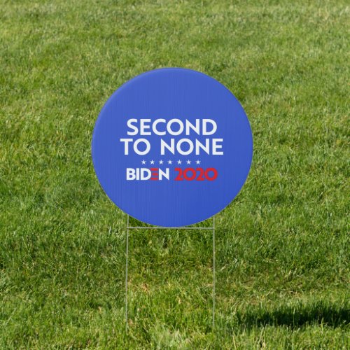 SECOND TO NONE SIGN