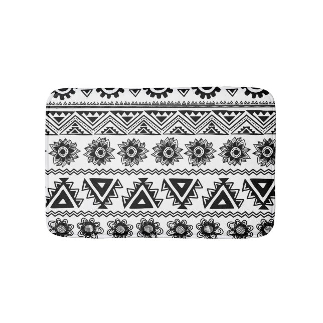 Second tribal ethnic, seamless pattern. bath mat (Front)