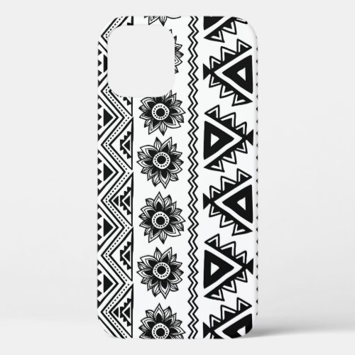 Second tribal ethnic seamless pattern iPhone 12 case