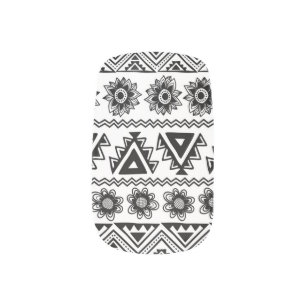 Second tribal ethnic, seamless pattern. minx nail art