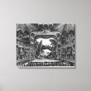 Second view of the Theatre de la Republique Canvas Print