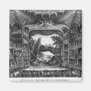 Second view of the Theatre de la Republique Magnet