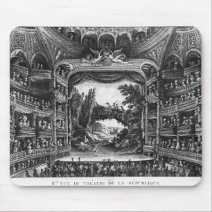 Second view of the Theatre de la Republique Mouse Pad