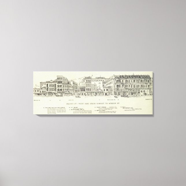 Second West side Market and Mission Canvas Print (Front)