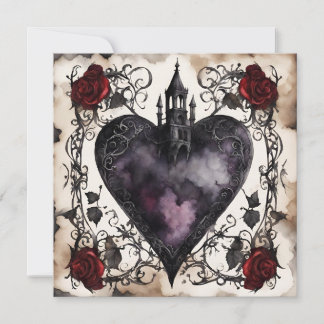 Secret Admirer flat card with inscription on back