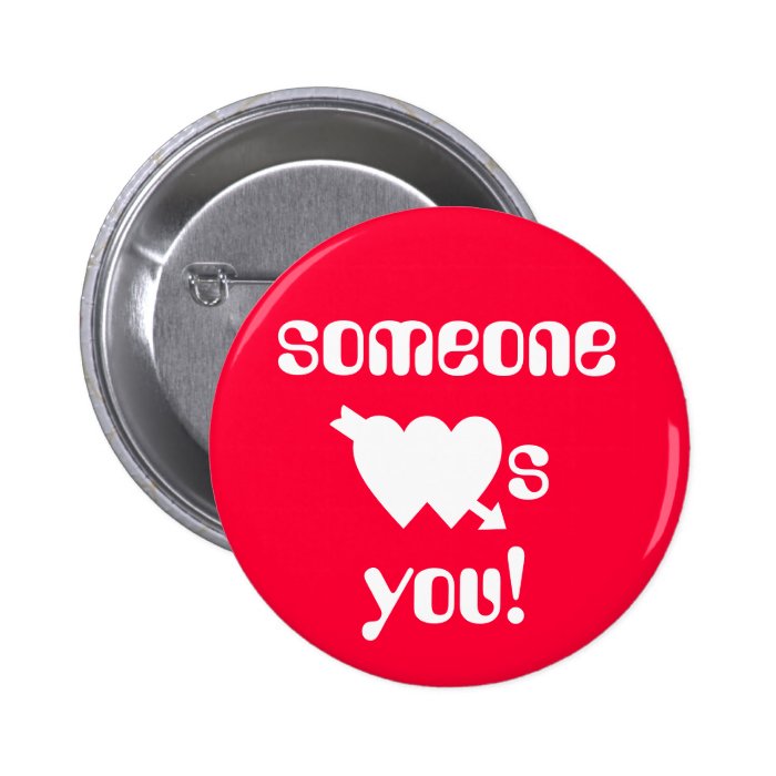 Secret Admirer Valentines Button