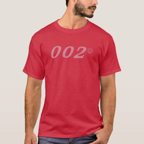 Secret Agent 002 Zero Zero Two Pickleball T_Shirt