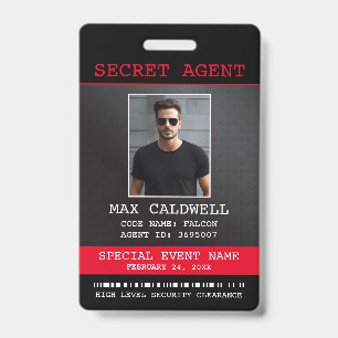 Secret Agent Corporate Spy Badge