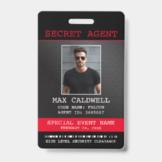 Secret Agent Corporate Spy Badge