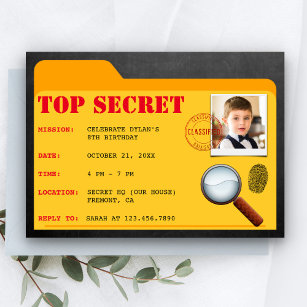 Spy Party Games - Secret Agent Birthday Theme!