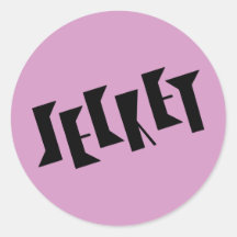 Secret Agent party Stickers