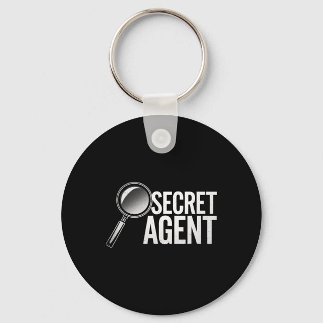 Secret Agent - Secret Agent Costume Inspector Spy  Keychain (Front)