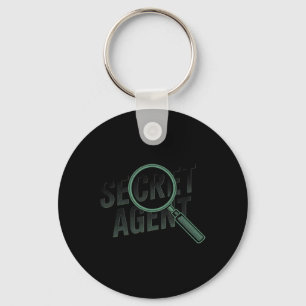 Secret Agent - Secret Agent Costume Inspector Spy Keychain