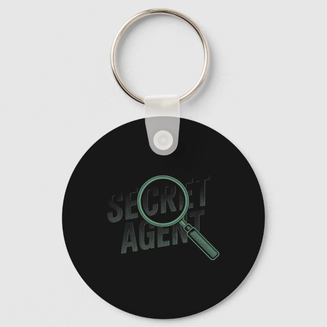 Secret Agent - Secret Agent Costume Inspector Spy  Keychain (Front)