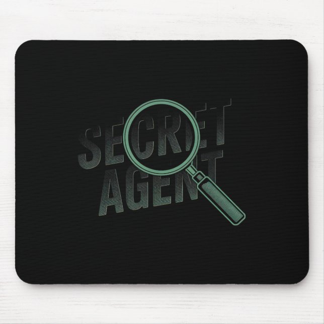 Secret Agent - Secret Agent Costume Inspector Spy  Mouse Pad (Front)