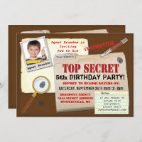 Spy Party Decor Templates Printable Secret Agent Theme - Etsy Denmark