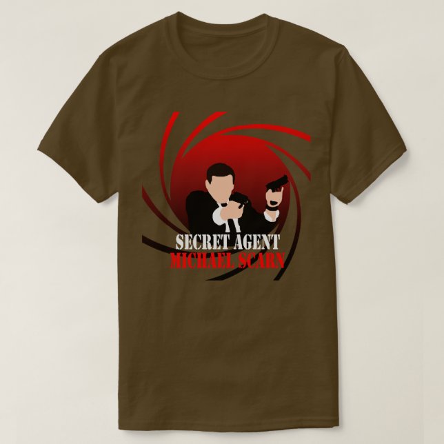 Secret AgentScarn T-Shirt (Design Front)