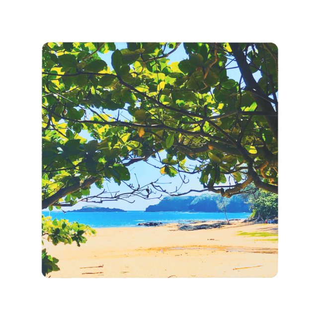 Secret Beach, Kauai Metal Wall Art (Front)