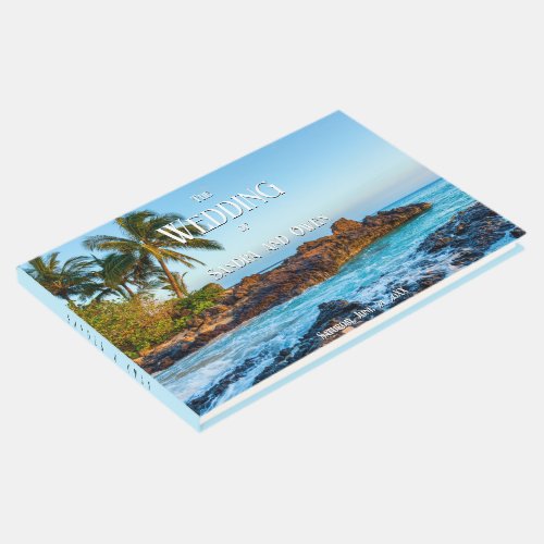 Secret Beach Maui Tropical Paradise Wedding Guest Book