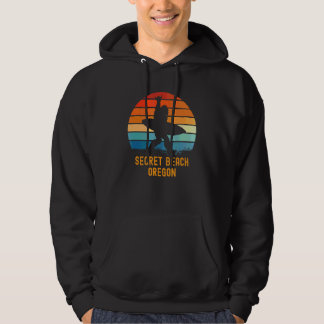 Secret Beach  Oregon Sasquatch Souvenir Hoodie