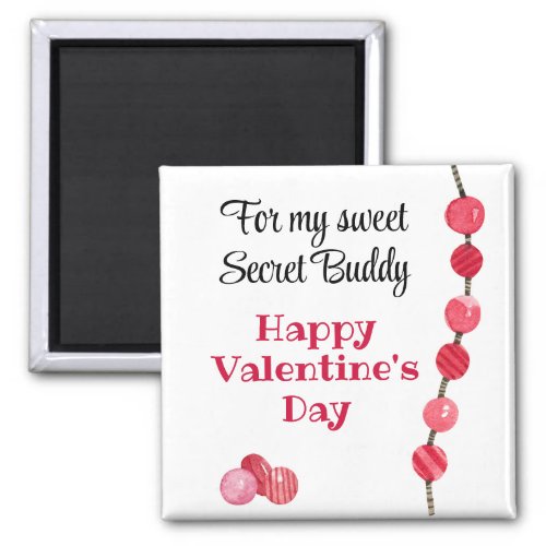 Secret Buddy Happy Valentines Day 2_inch Magnet