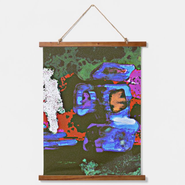 Secret Cade: A Sanctuary for Escapism Hanging Tapestry (Front)
