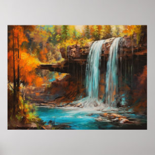 Secret Chilling Place in Autumn Fine Art Poster